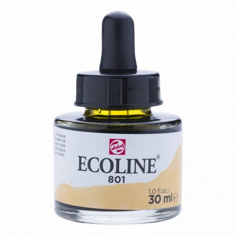 

Краска акварельная жидкая Royal Talens Ecoline (801) 30 мл золотистый (8712079407384)
