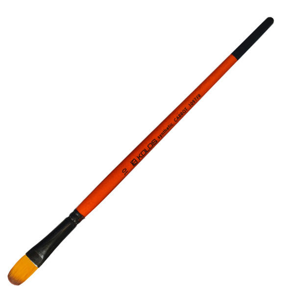 

Кисть синтетика Kolos Carrot 1097FR овальная №10 кор. ручка (4823064901559)