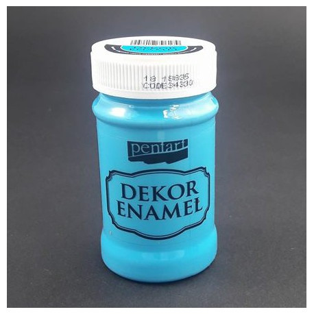 

Краска акриловая глянцевая Pentart Dekor Enamel 100 мл голубой (5997412796179)