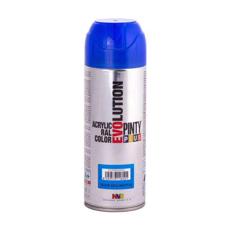 

Краска-аэрозоль акриловая флуоресцентная PINTYPLUS Evolution Ral F118 400 мл голубой (8429576118001)