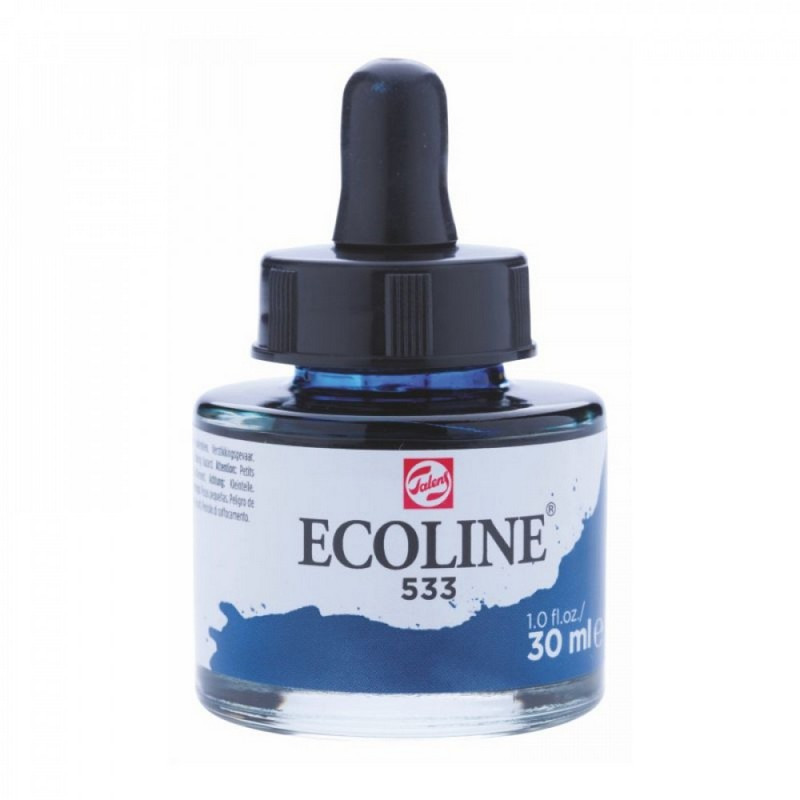 

Краска акварельная жидкая Royal Talens Ecoline (533) 30 мл индиго (8712079407452)