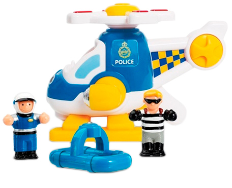 

Игрушка инерционная Wow Toys Полицейский вертолет Оскар (10642)