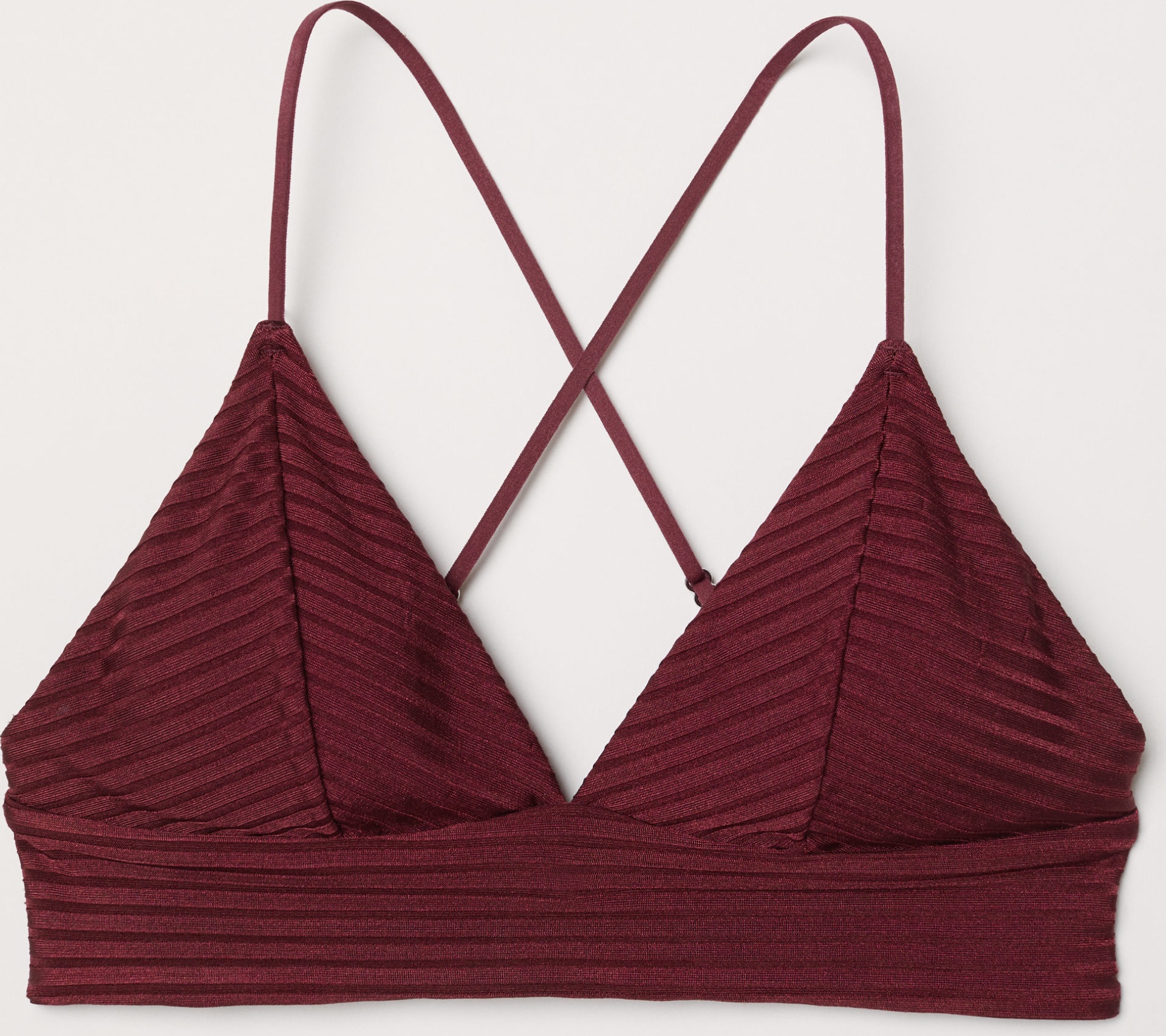 

Верхняя часть купальника H&M 5596197 38 Бордовый