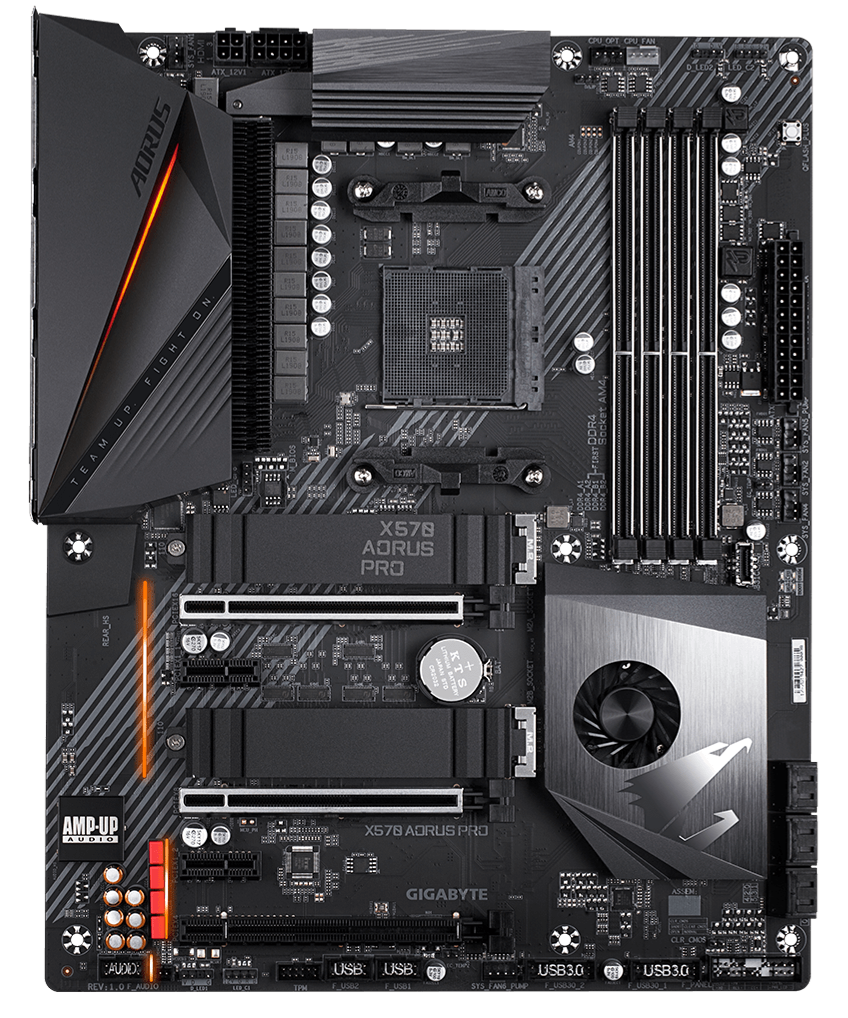 

Материнская плата Gigabyte X570 Aorus Pro (sAM4, AMD X570, PCI-Ex16)