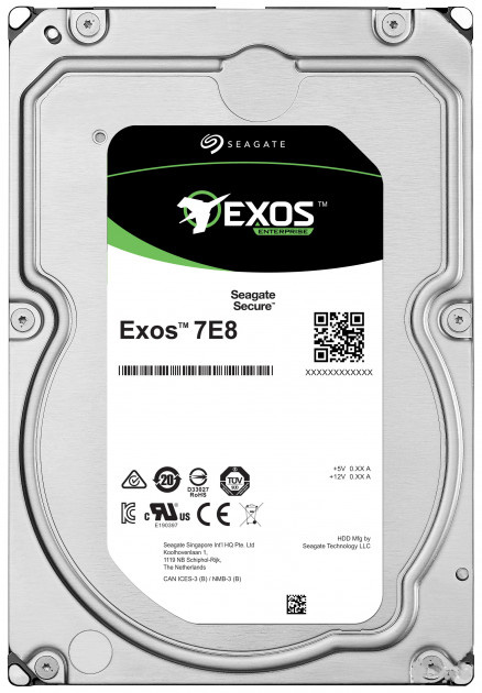 

Жесткий диск Seagate Exos 7E8 HDD 1TB 7200rpm 256MB ST1000NM001A 3.5" SAS