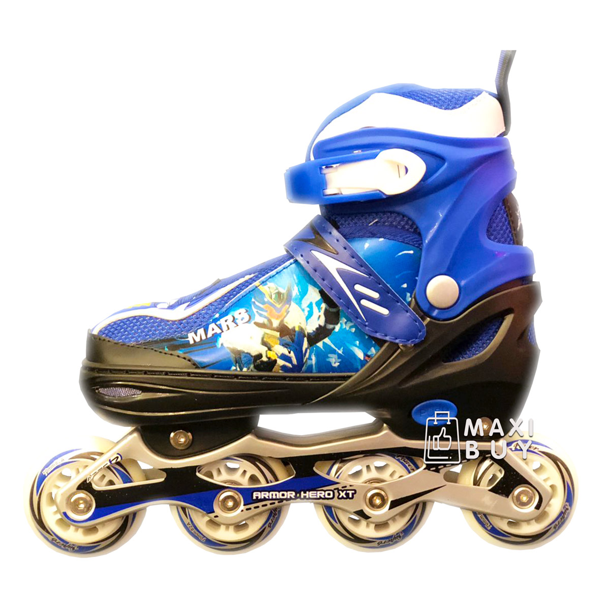 

Ролики раздвижные SkateX Armor 38-41 Синий