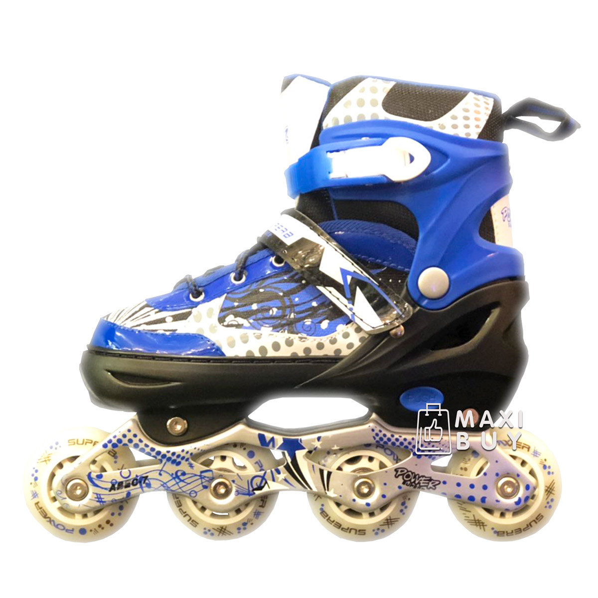 

Ролики раздвижные SkateX SuperB V2 37-40 Синий