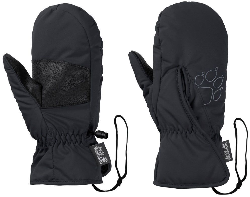 

Варежки Jack Wolfskin Easy Entry Mitten Kids 1900184-6000 92 Черные