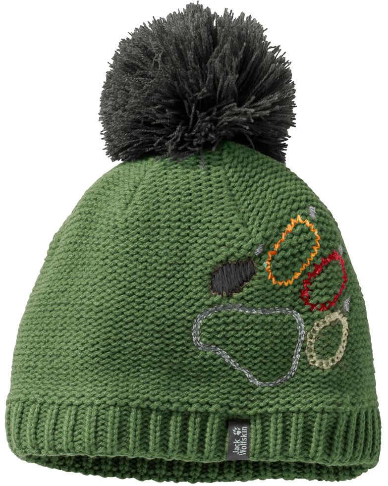 

Шапка Jack Wolfskin Paw Knit Cap Kids 1906591-4009 S (49-50 см) Зеленая