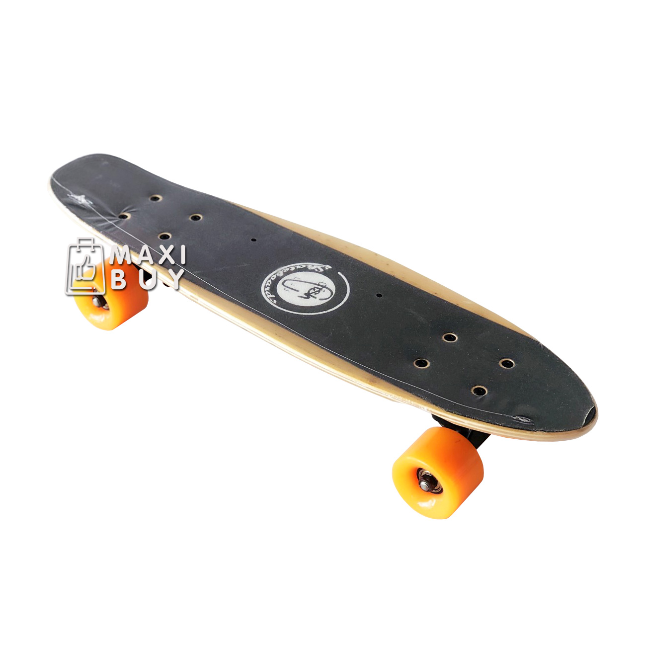

Скейт пенни борд Fish Skateboards Wood Orange 22"