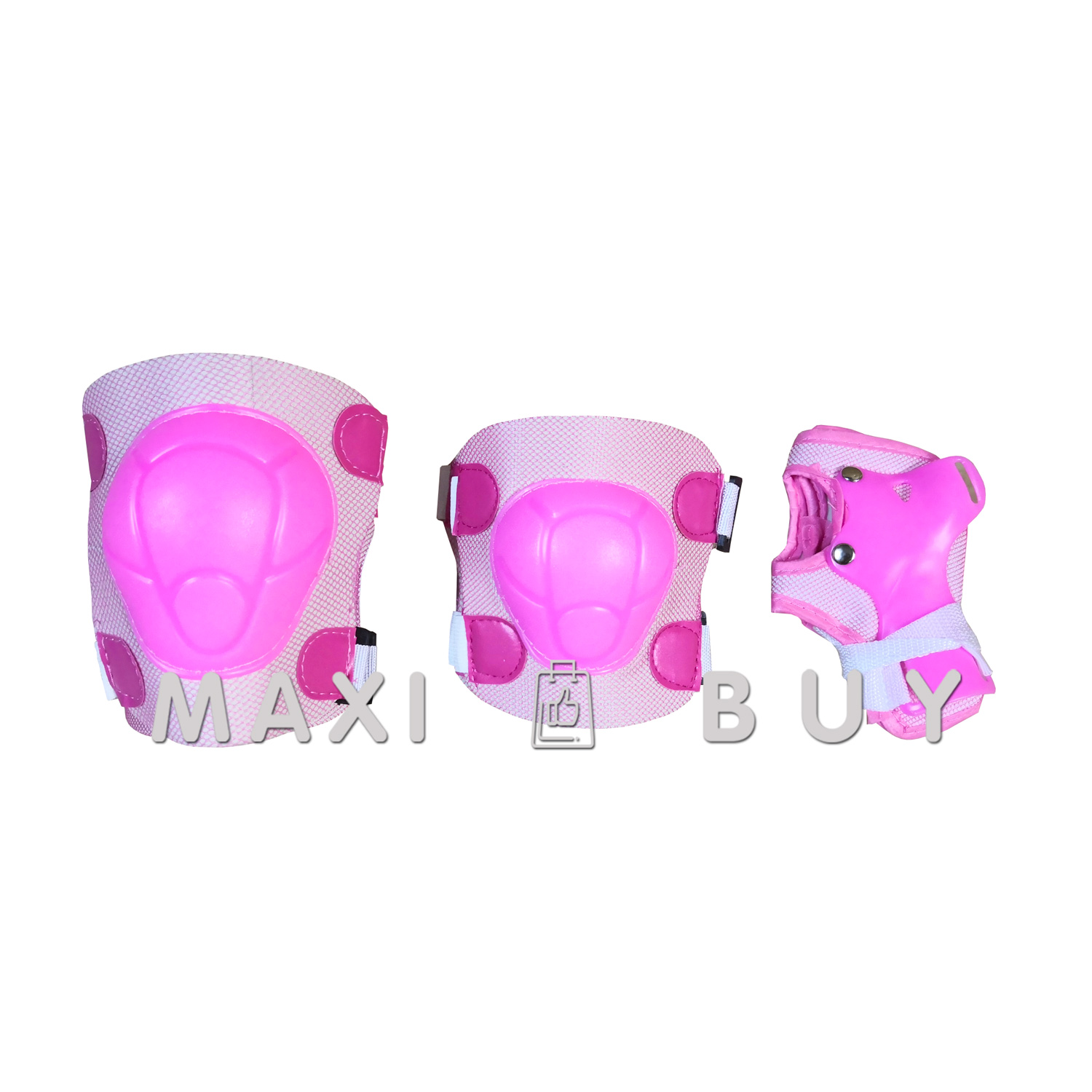 

Защита для детей (наколенники, наладонники, налокотники) SkateX SAFE DeLUXE S-M розовый