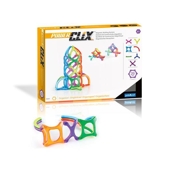 

Конструктор Guidecraft PowerClix Organics, 26 деталей (G9430)