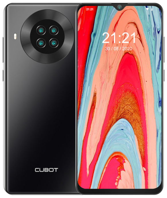 

Cubot Note 20 3/64 Gb black, 6.5", Helio A20, 3G, 4G, NFC
