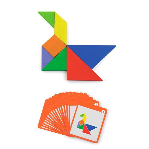 

Игра Viga Toys Магнитный танграм, 35 элементов (50643)