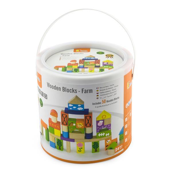 

Кубики Viga Toys Ферма, 50 шт., 3 см (50285)