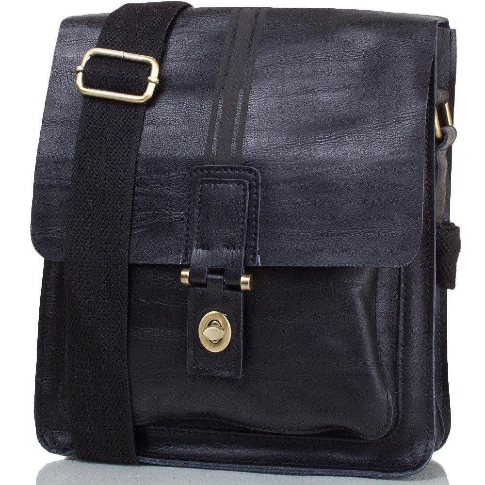 

Мужская кожаная сумка Bally 5823-111 Dovhani Черная
