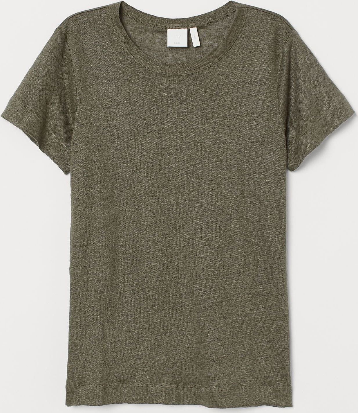 

Футболка H&M 912-7395290 L Зеленый хаки