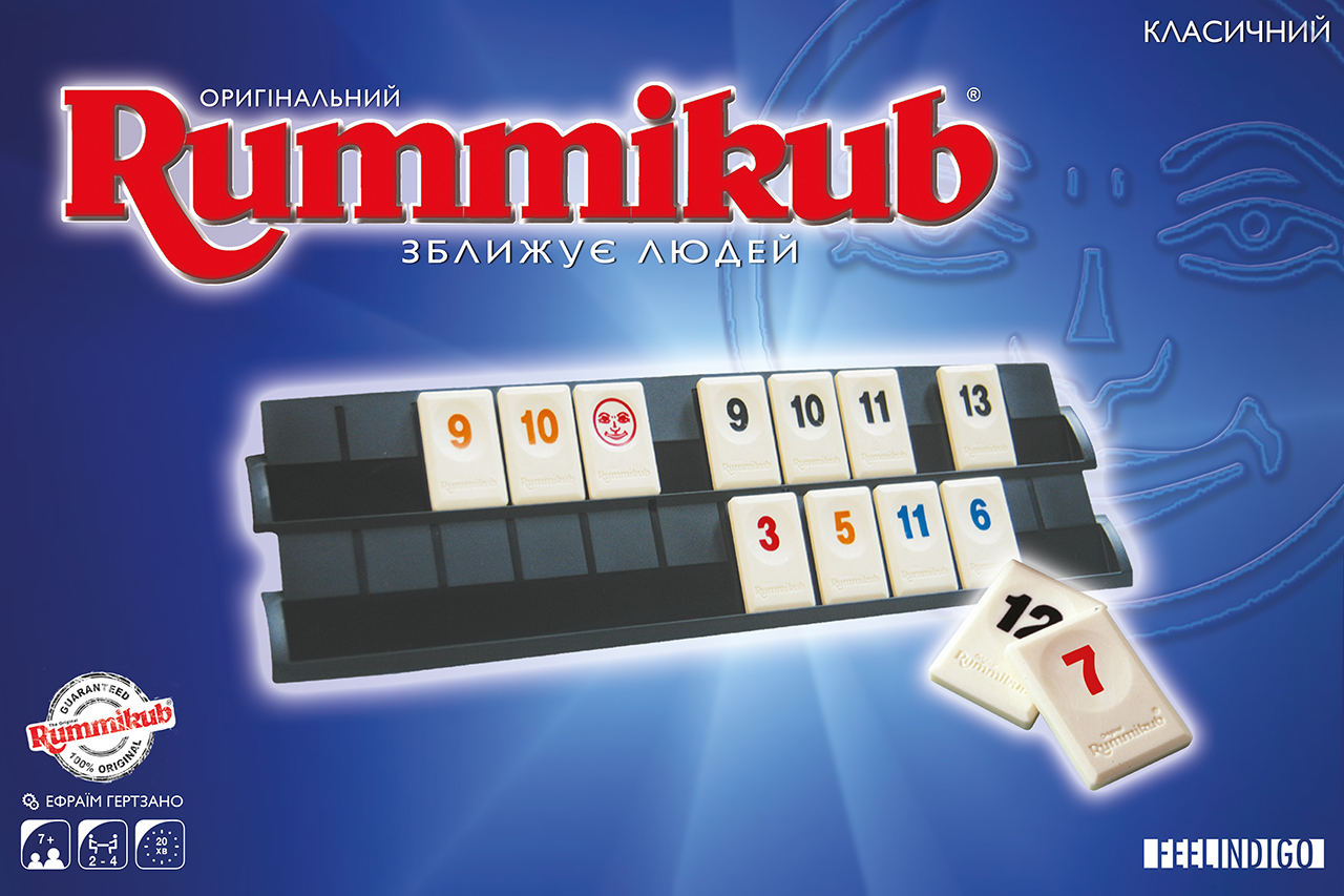 

Rummikub настольная игра Feelindigo, классическая версия (FI1600)