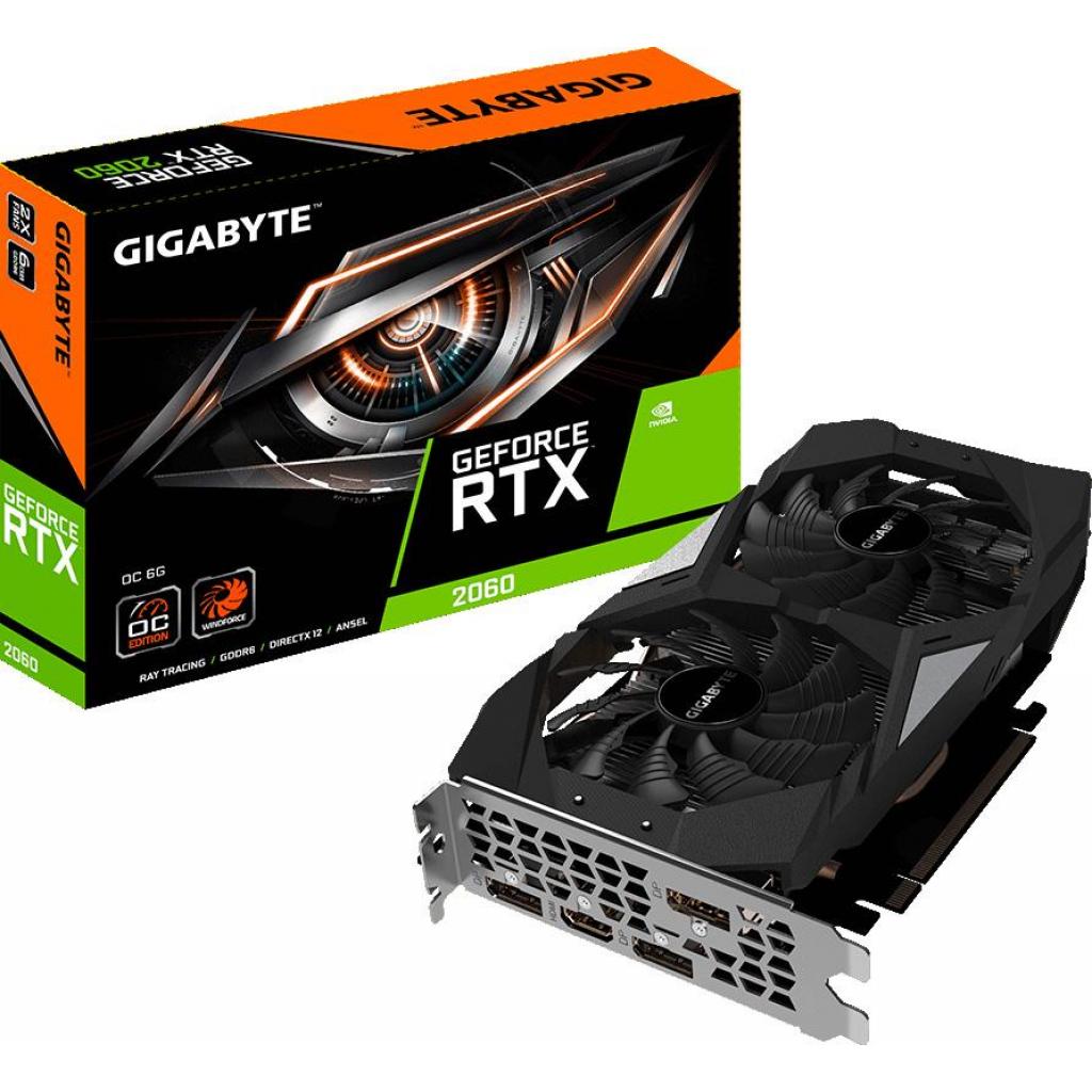 

Відеокарта GIGABYTE GeForce RTX2060 6144Mb OC (GV-N2060OC-6GD)