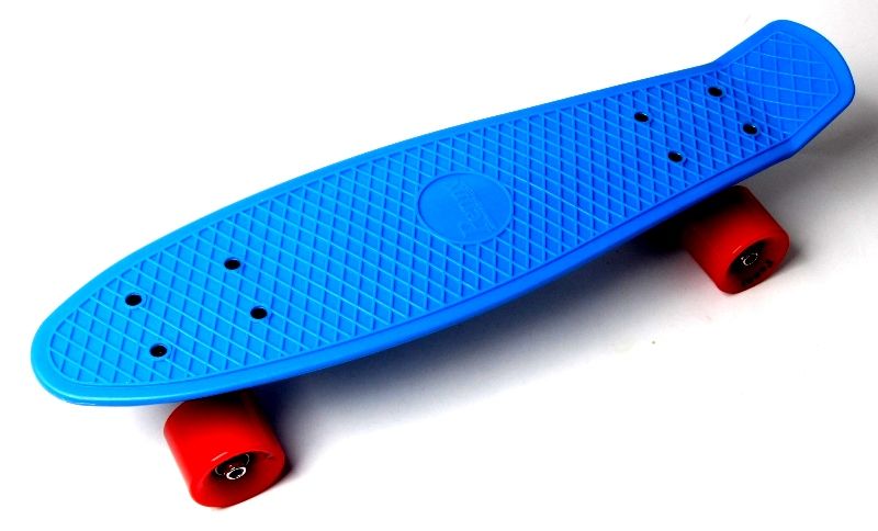 

Пенниборд Penny Board Blue красные колеса
