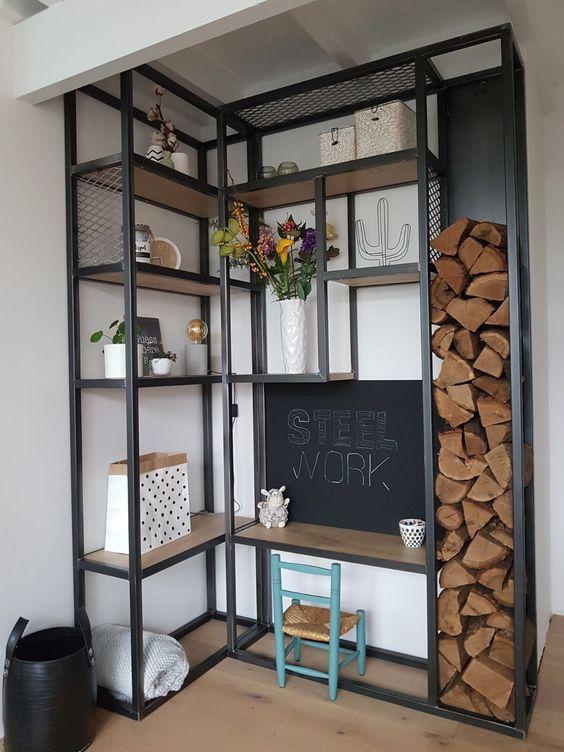 

Угловой стеллаж Luckystar в стиле LOFT (NS-970000325)
