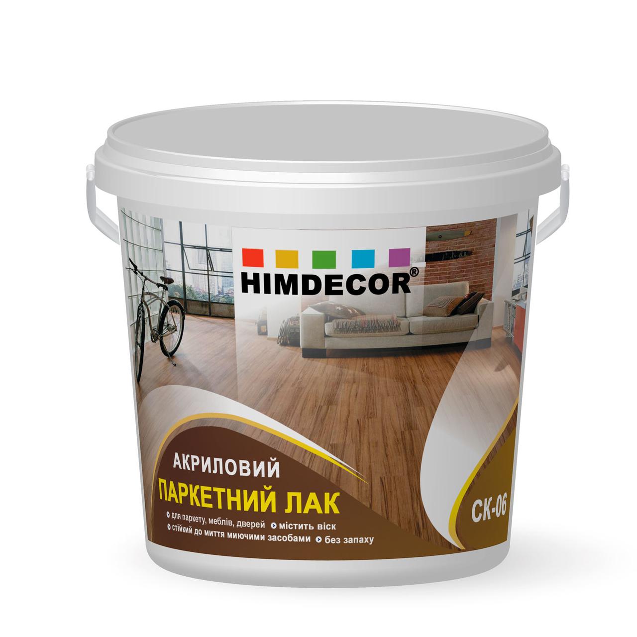 

Паркетний лак акриловий Himdecor СК-06 глянсовий 0.9 кг