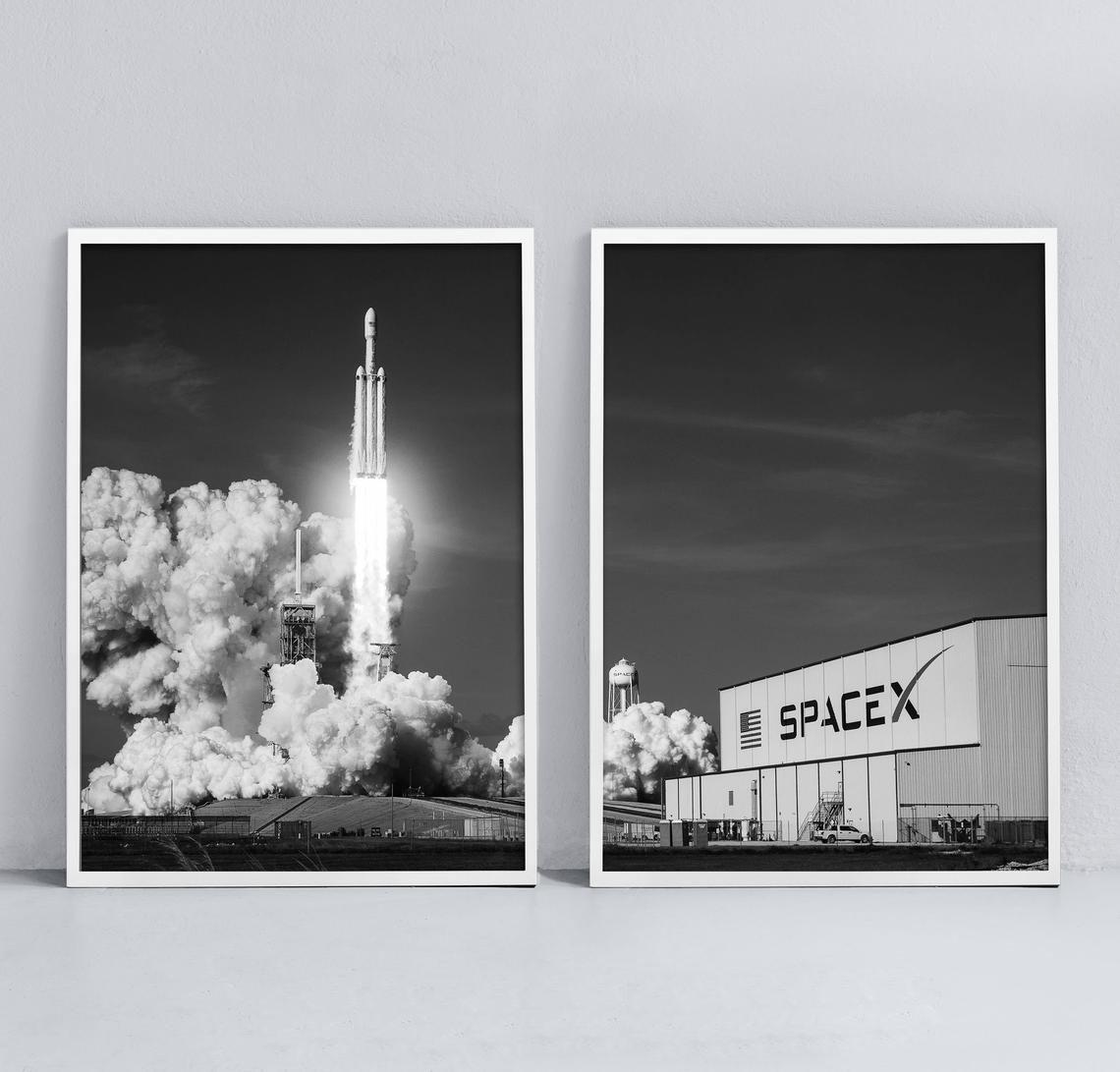 

Набор постеров SpaceX Falcon формат А3 NEHILO