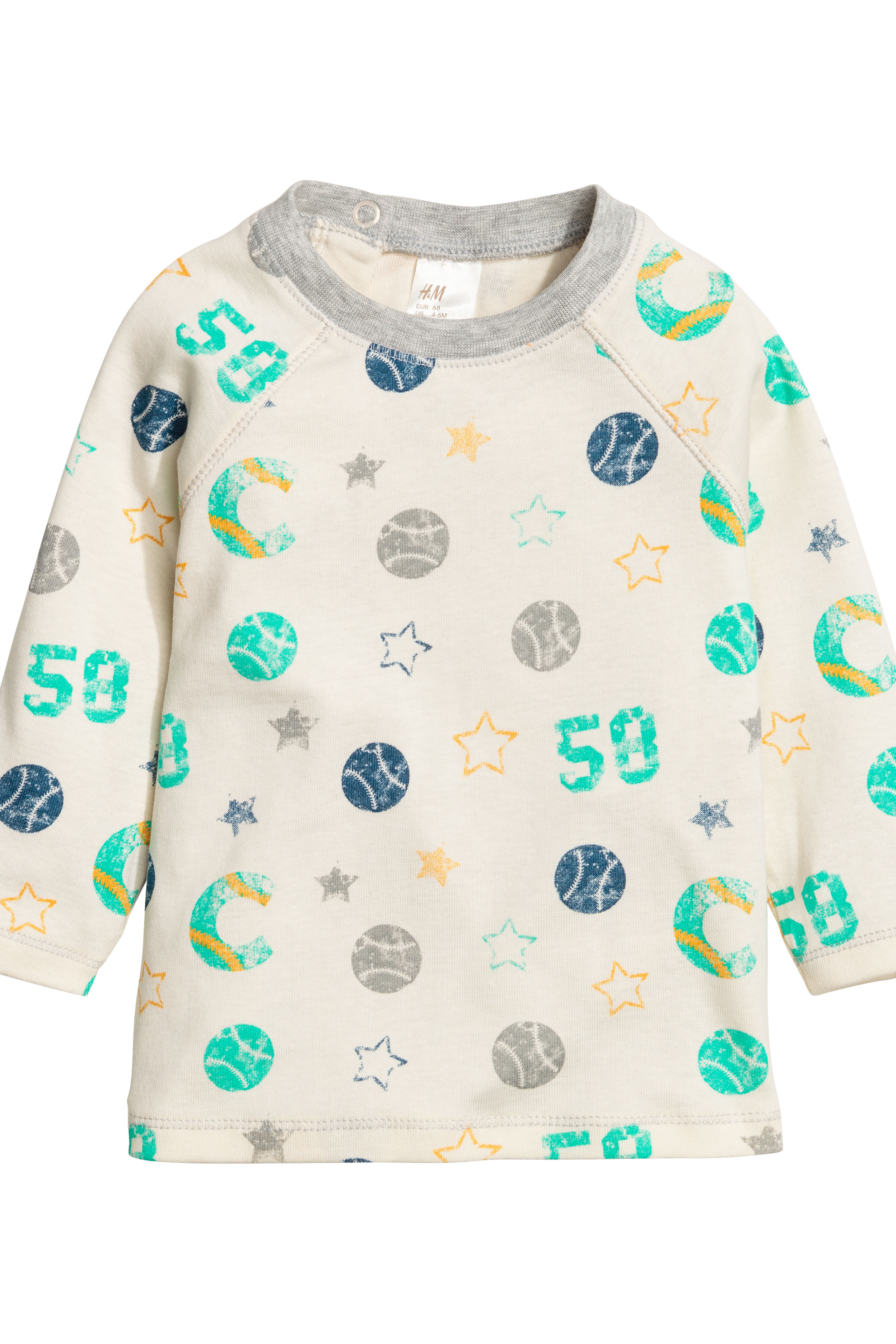 

Лонгслив для сна H&M 56см молочный 3071705
