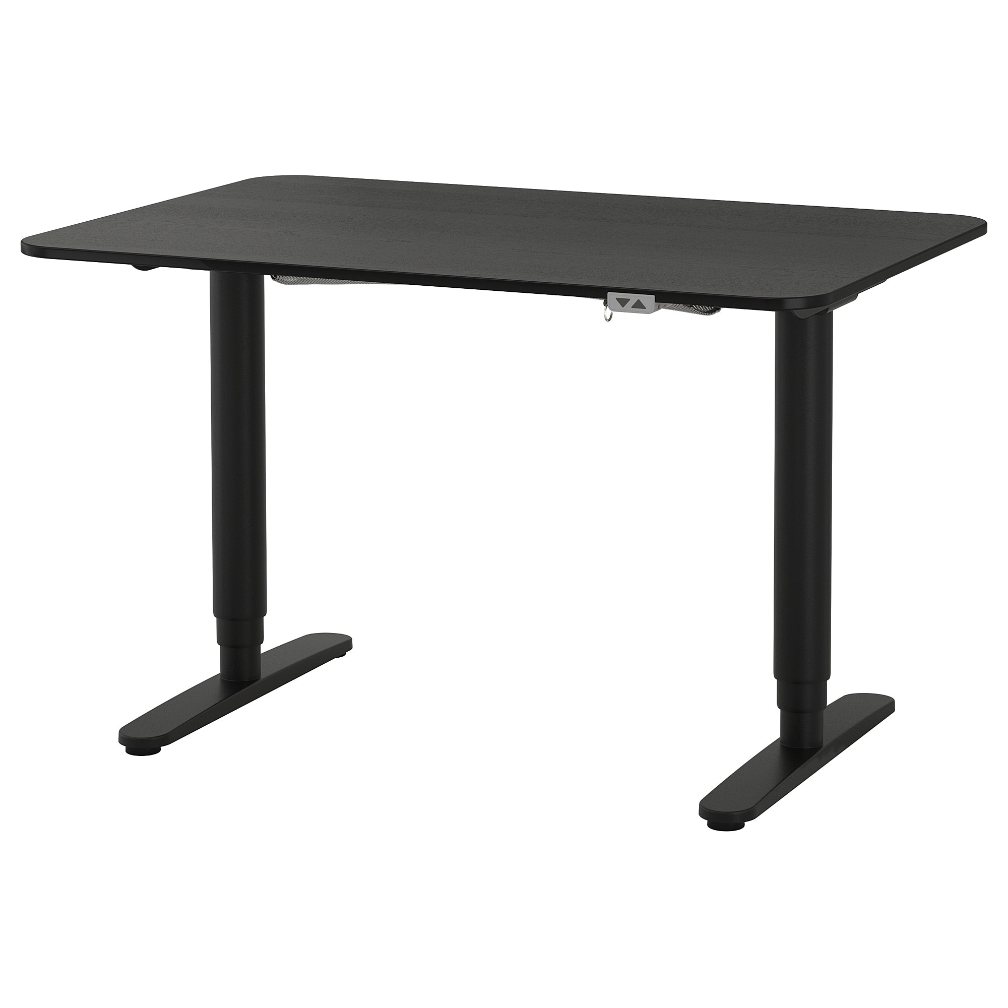 Компьютерный стол IKEA BEKANT 120x80 см черный 692.822.19 – фото ...