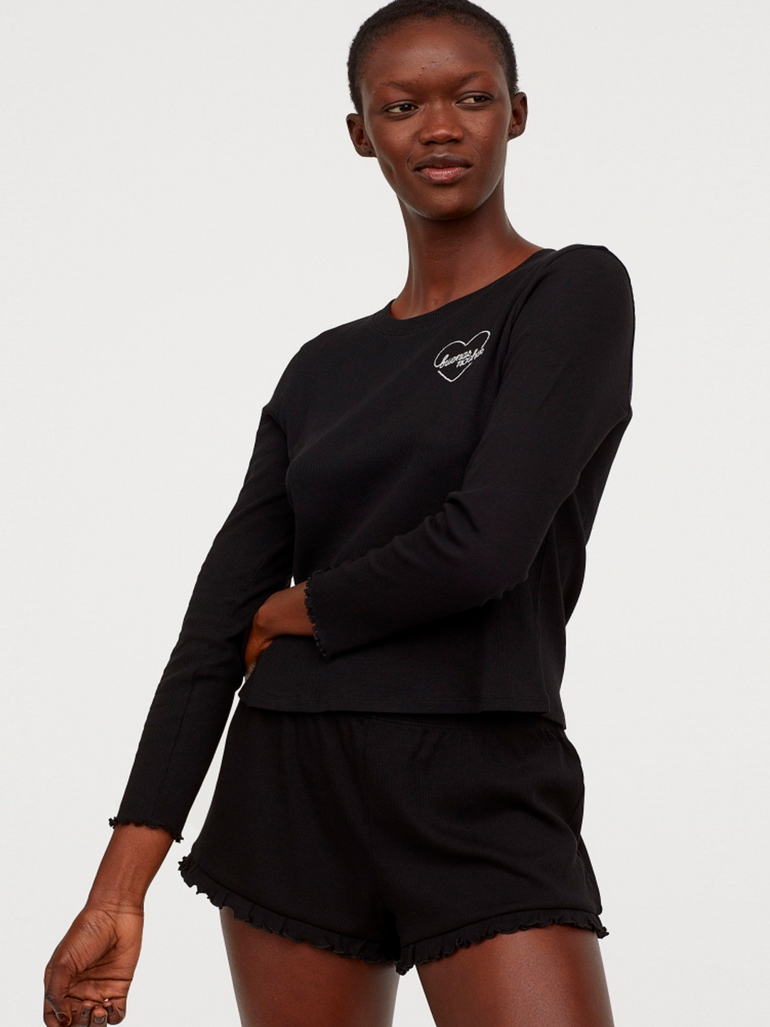 

Шорты пижамные H&M 0774503-0 M Черные