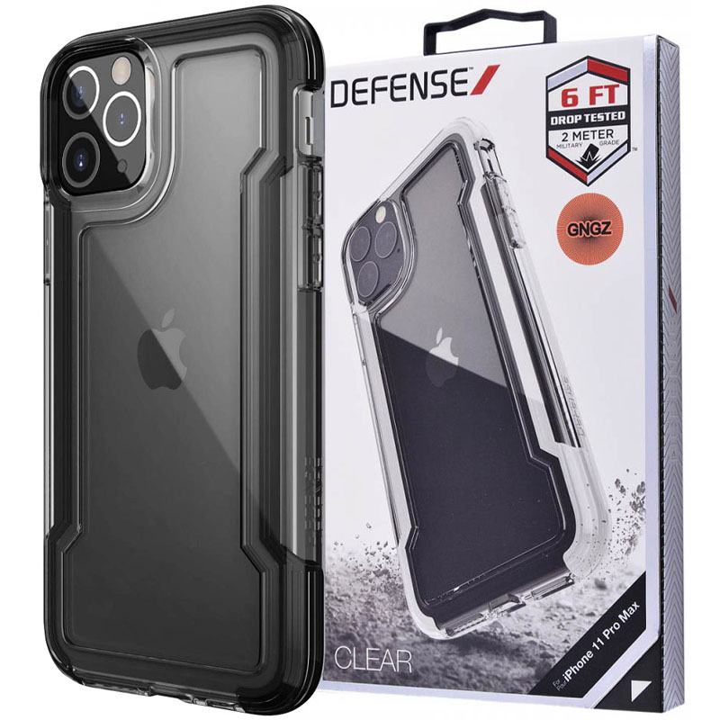 

Чехол Defense Clear Series (TPU) для Apple iPhone 12 Pro / 12 (6.1") Черный Без бренда