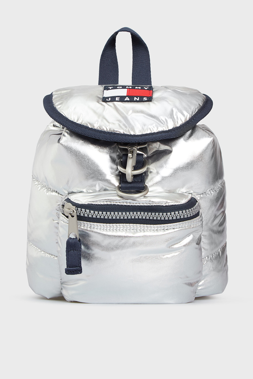 

Женский серебристый рюкзак TJW HERITAGE Tommy Hilfiger OS AW0AW09108