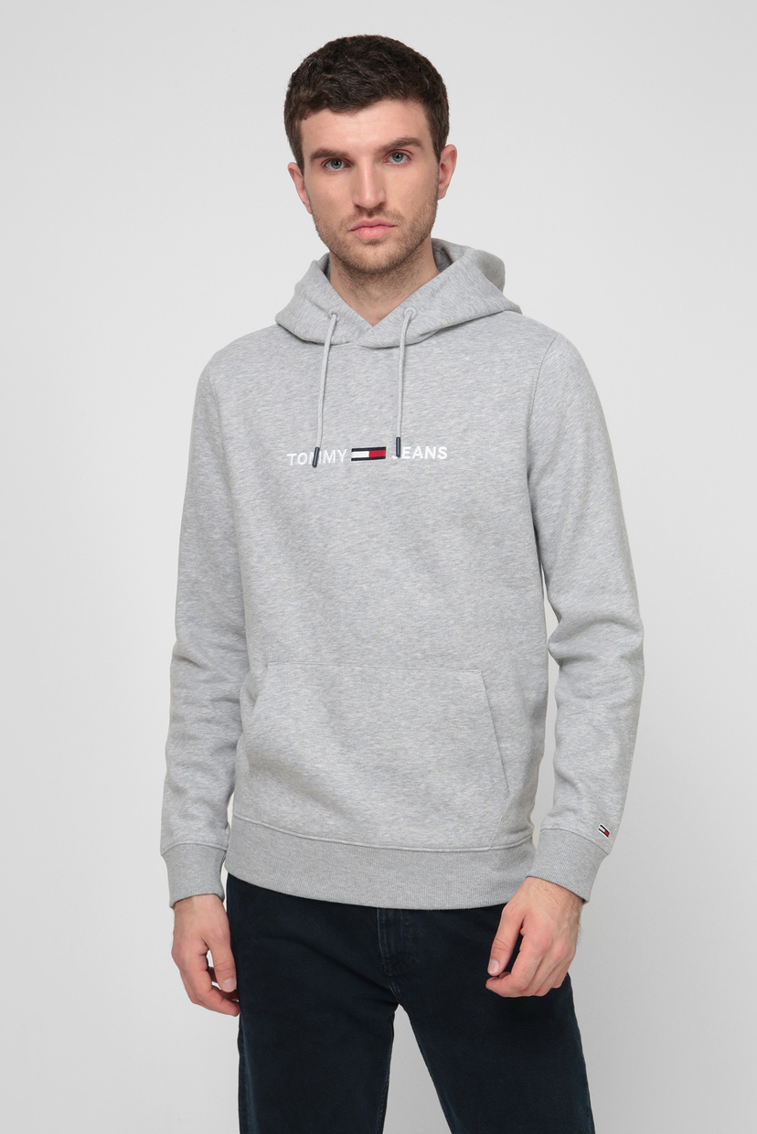 

Мужское серое худи TJM STRAIGHT LOGO Tommy Hilfiger S DM0DM08474