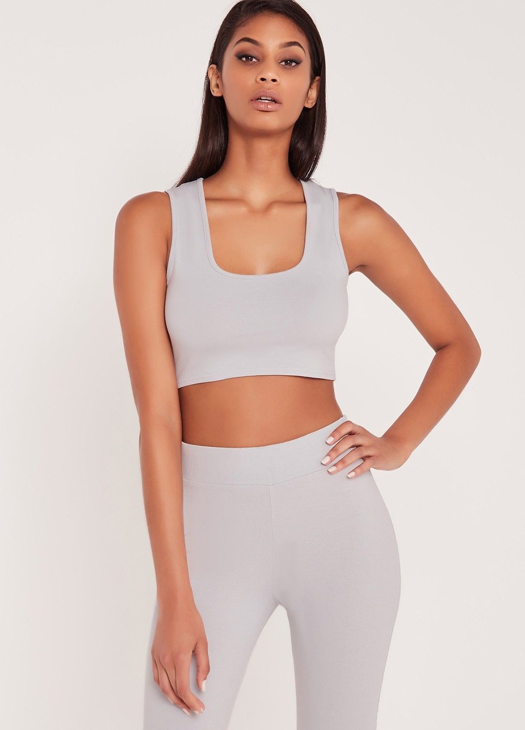 

Топ Missguided L серо- голубой 0920FBMG0006