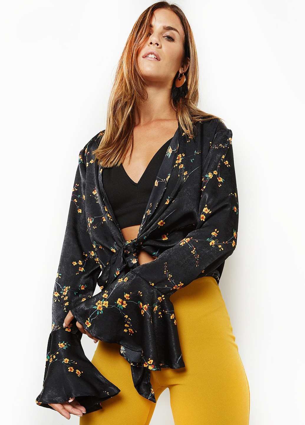 

Блуза Missguided повседневная L черный 0820BLMG0002