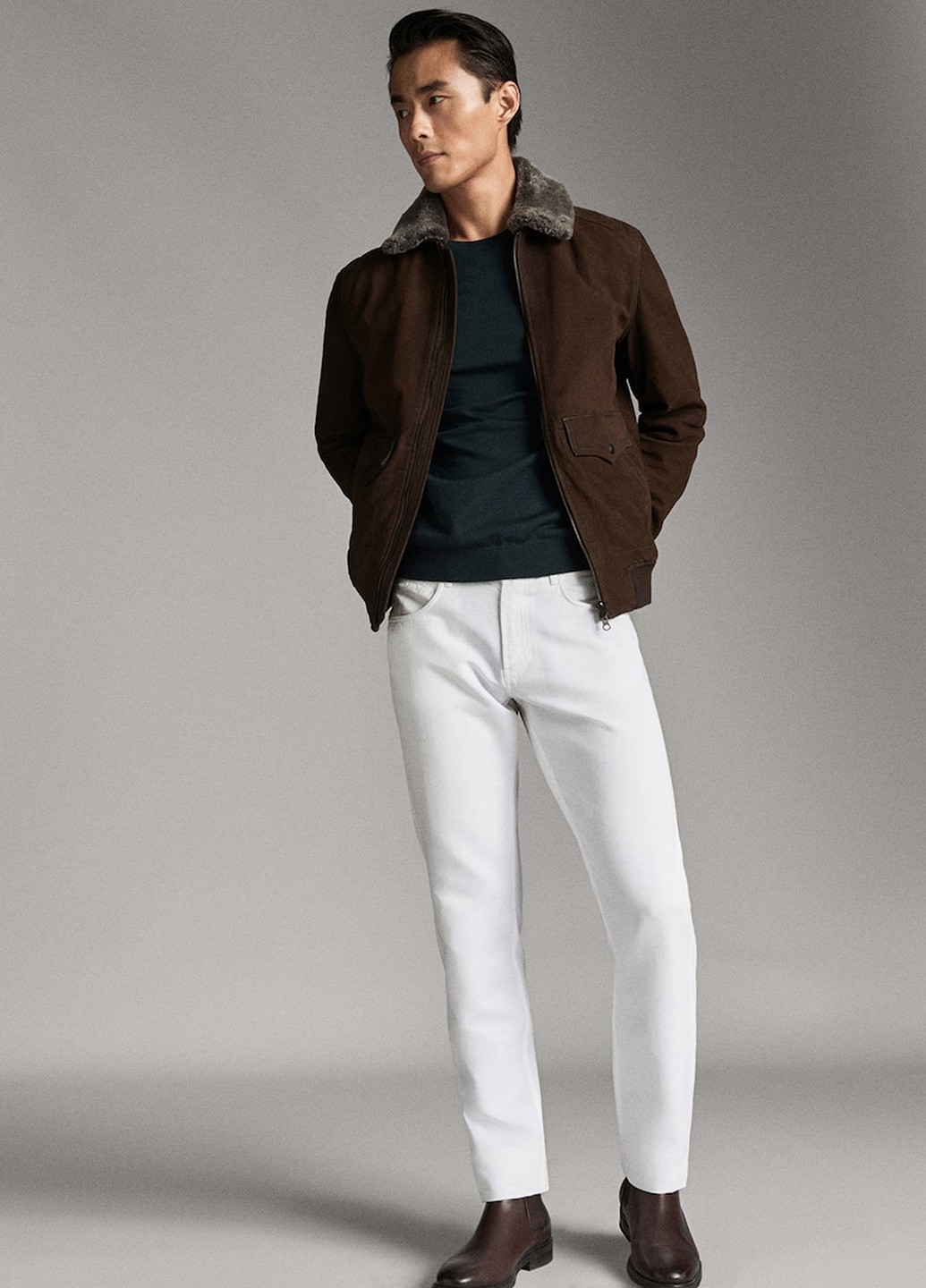 

Брюки Massimo Dutti 38 белый 07200040040250