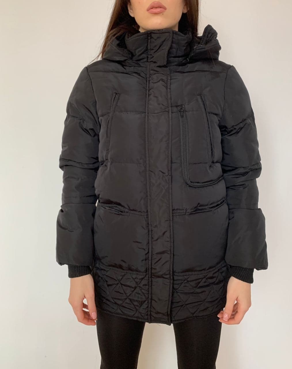 

Зимняя куртка парка Mod-Room  на меху с капюшоном Черная RA-PW10101, Зимняя куртка парка Mod-Room M на меху с капюшоном Черная RA-PW10101