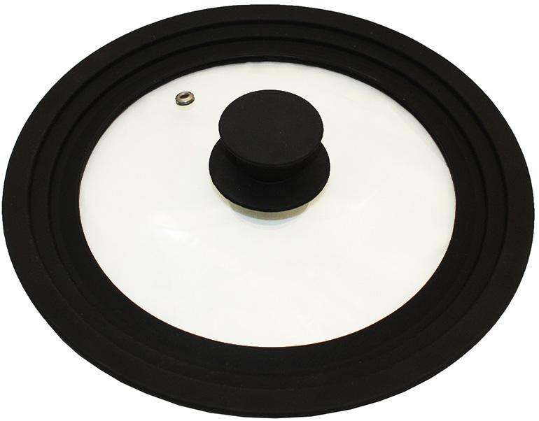 

Крышка универсальная Vitrinor Spain Black 24/26/28см стеклянная с силиконовым ободком Vitrinor VI-1108471