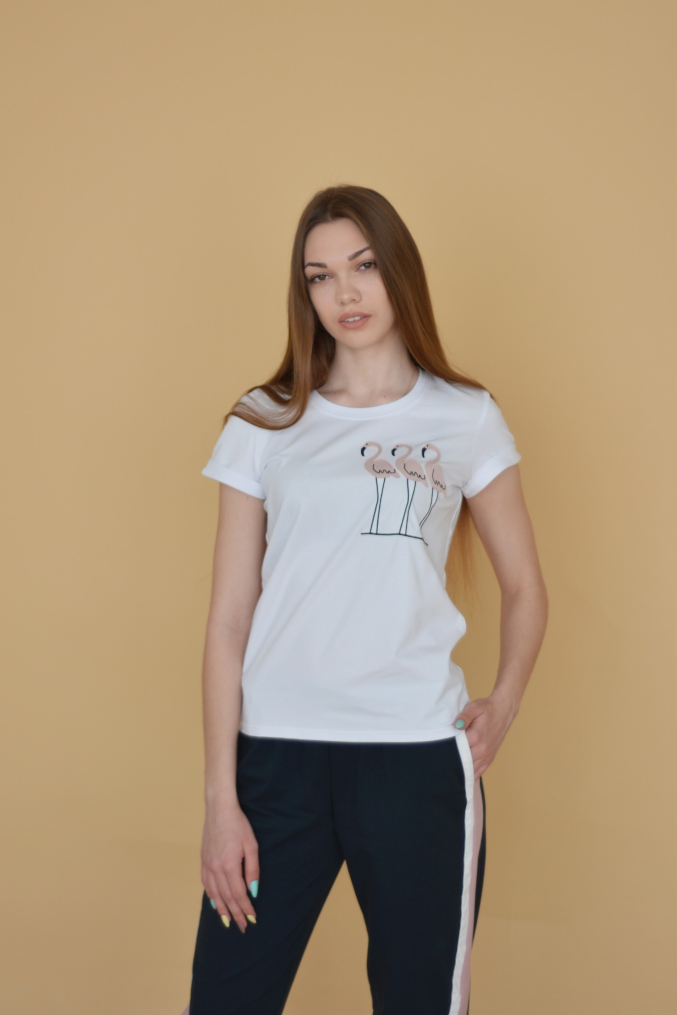 

Футболка Verena Design 90  Белая (F-X-V-07, Футболка Verena Design 90 L Белая (F-X-V-07)