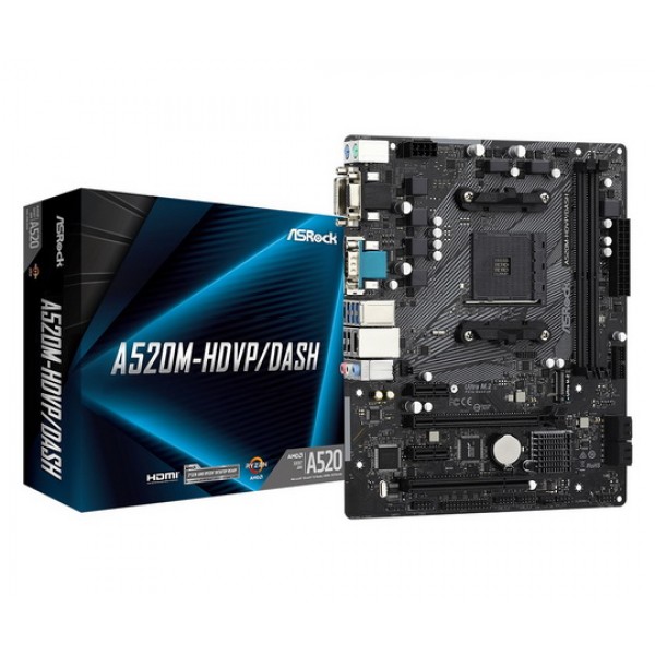 

ASRock A520M-HDVP/DASH Socket AM4