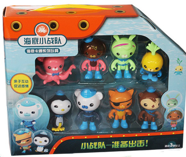 

Игровой набор Octonauts в коробке 8 шт (Октонавты в коробке)