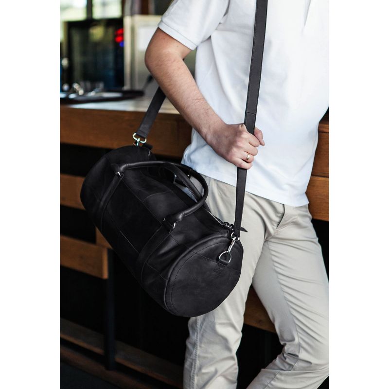 

Мужская кожаная сумка Harper черная Crazy Horse BlnkntBN-BAG-14-g-kr