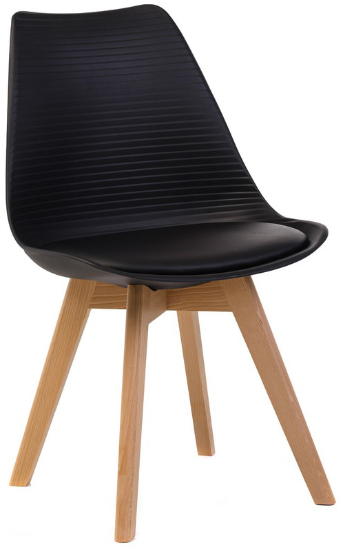 

Стул пластиковый Vetro Mebel P-01 Черный (P-01-black)