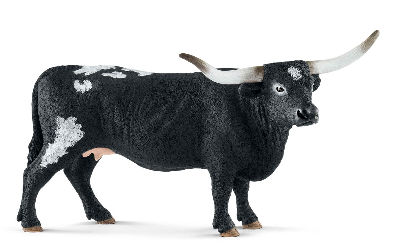 

Техаская корова лонгхорн, игрушка-фигурка, Schleich (12-53881)