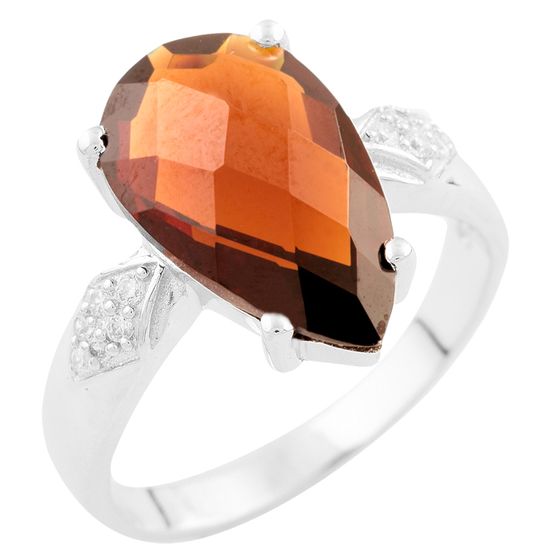 

Серебряное кольцо с натуральным гранатом 5.213ct 16.5 размер