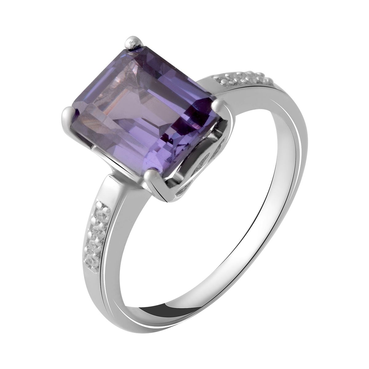 

Серебряное кольцо с олександритом 4.433ct 17 размер
