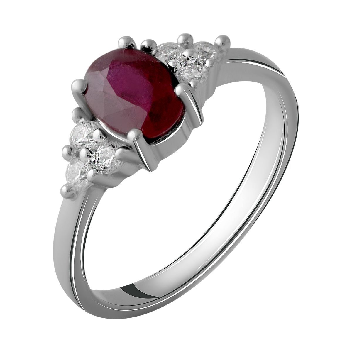

Серебряное кольцо с натуральным рубином 1.503ct 16.5 размер