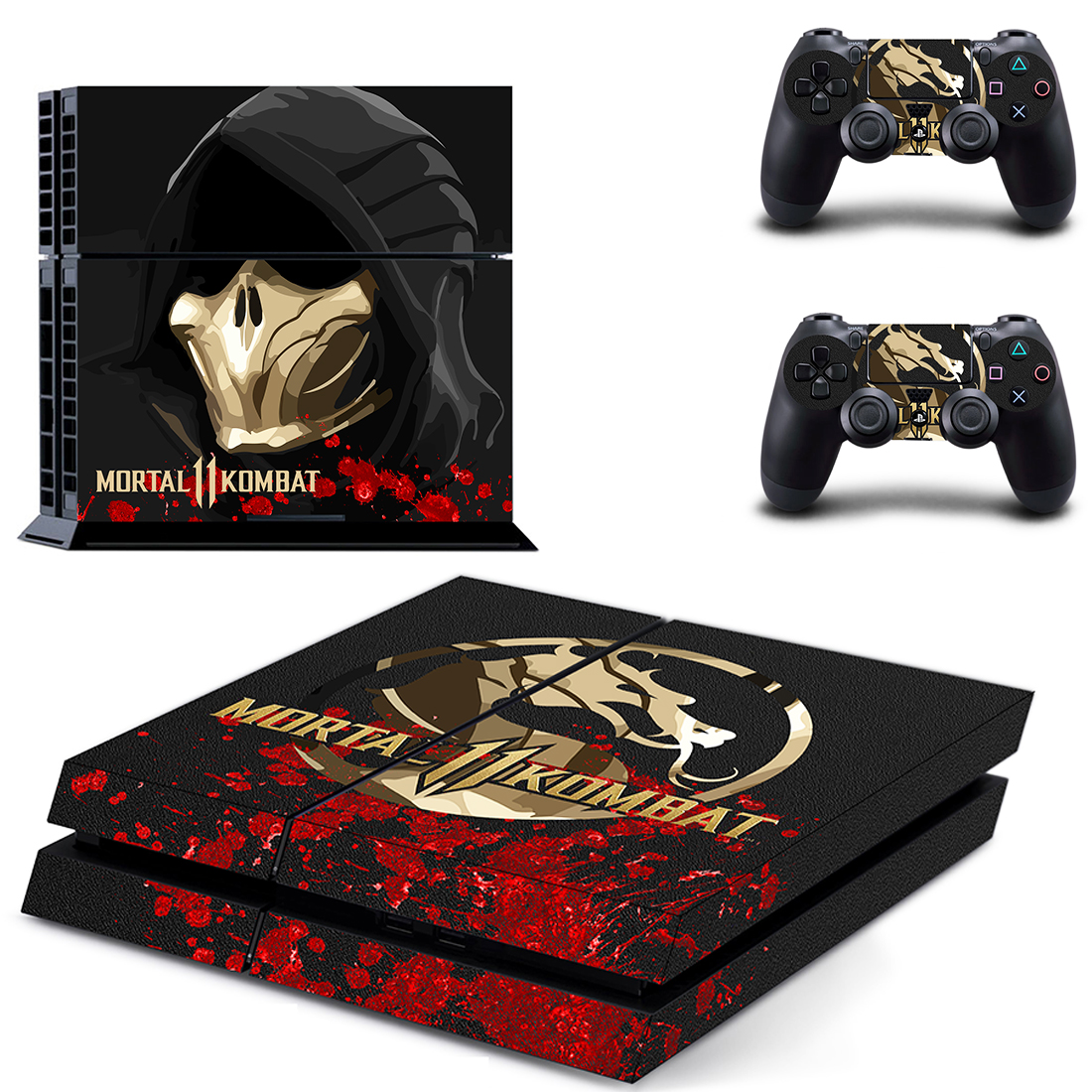 

Виниловые наклейки на PS4 и Dualshock Mortal Kombat 11 Sony PlayStation 4 Custom Skin Playsole Games (PV201)