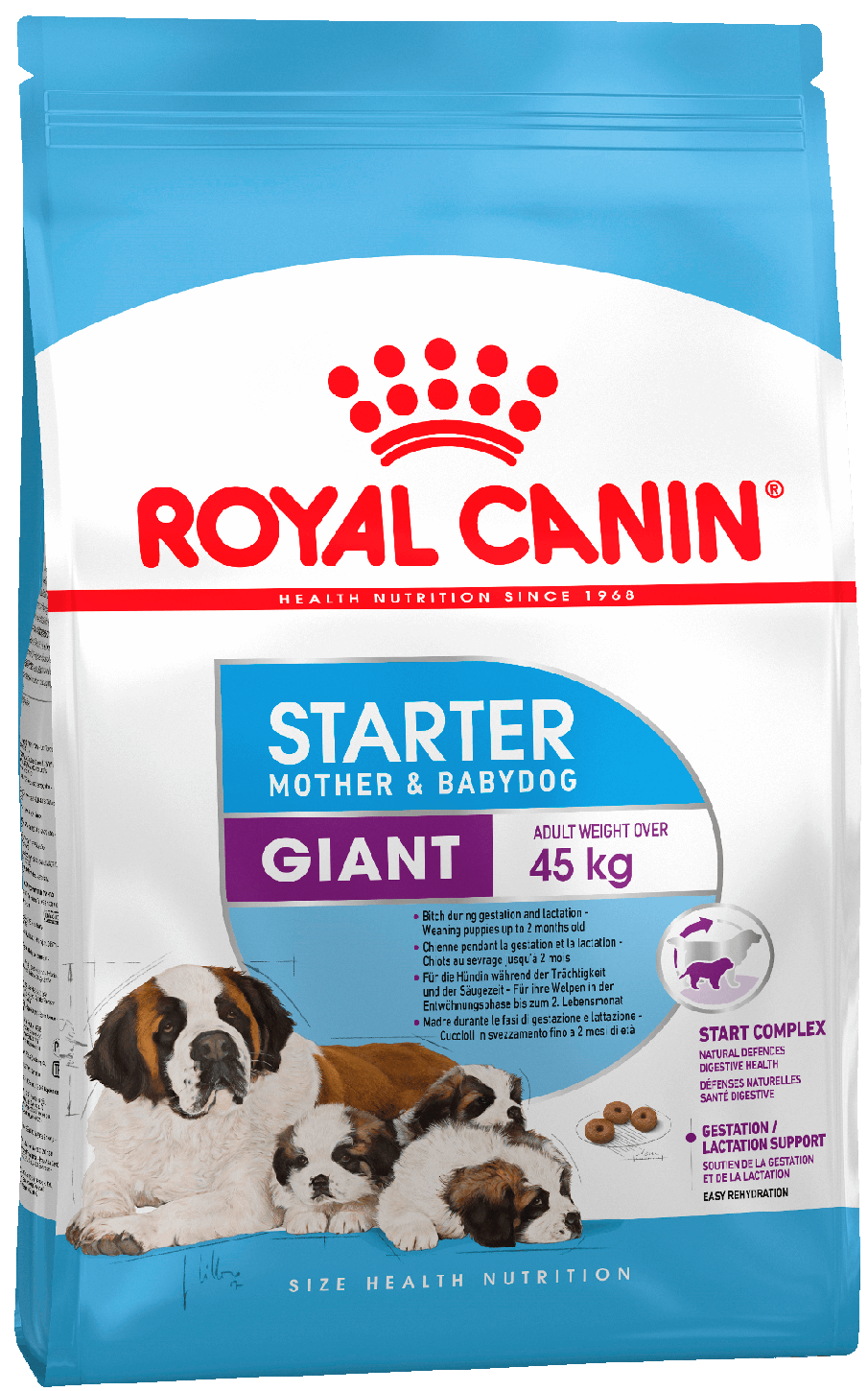 

Сухой корм Royal Canin Starter для щенков гигантских пород до 2 месяцев, 4 кг