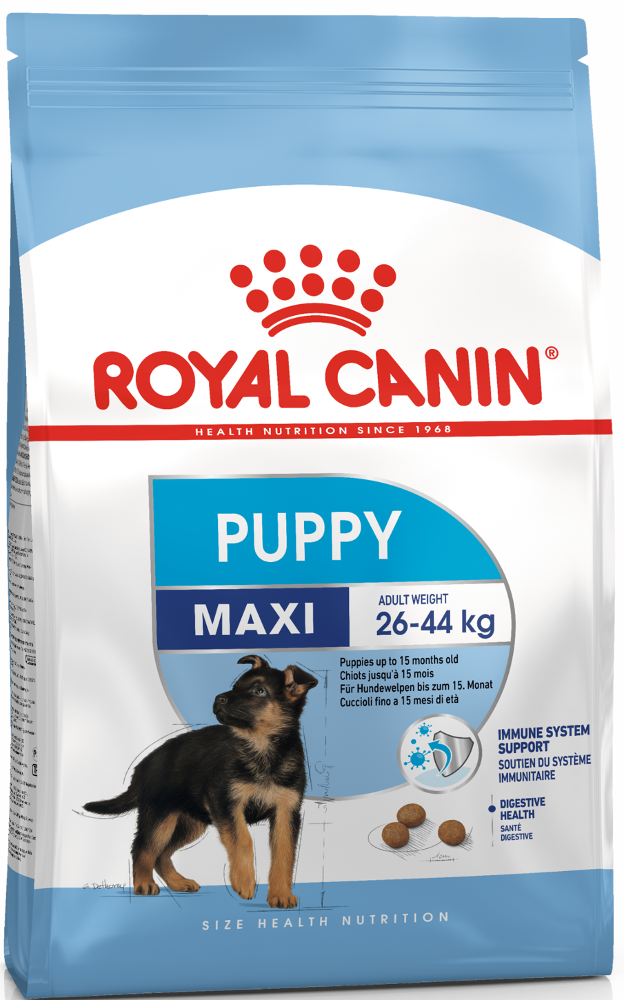 

Сухой корм Royal Canin Maxi Puppy для щенков крупных пород до 15 месяцев, 4 кг